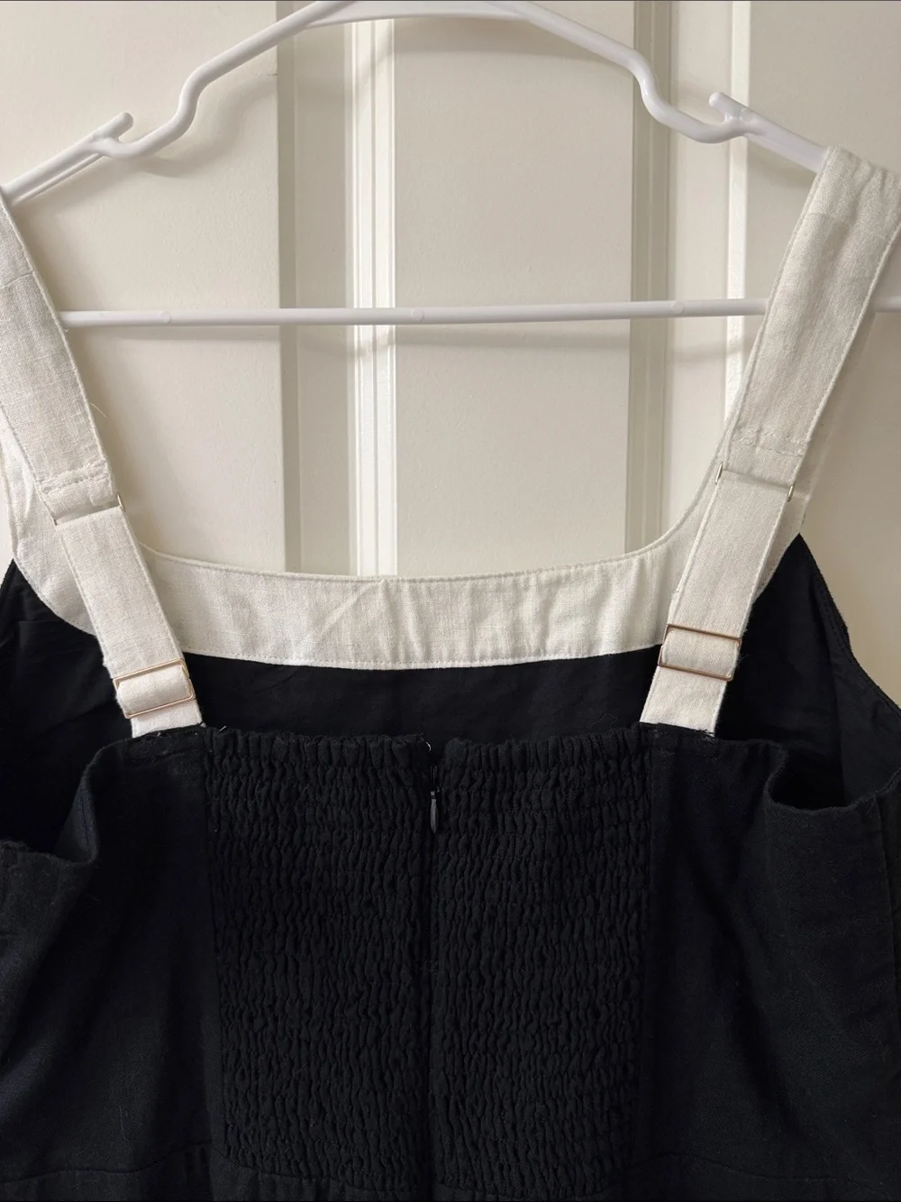Abercrombie & Fitch Black Maxi Dress with White Trim